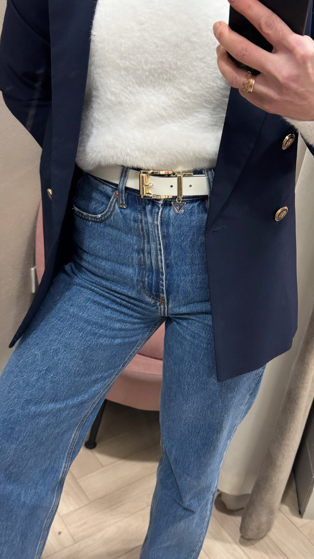 Guess reversible belt BW9355P6225 - NAV