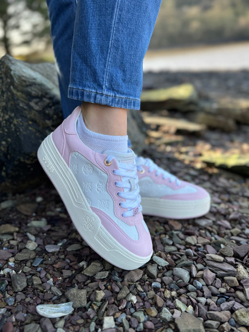 Pink guess sneakers flpswofal12