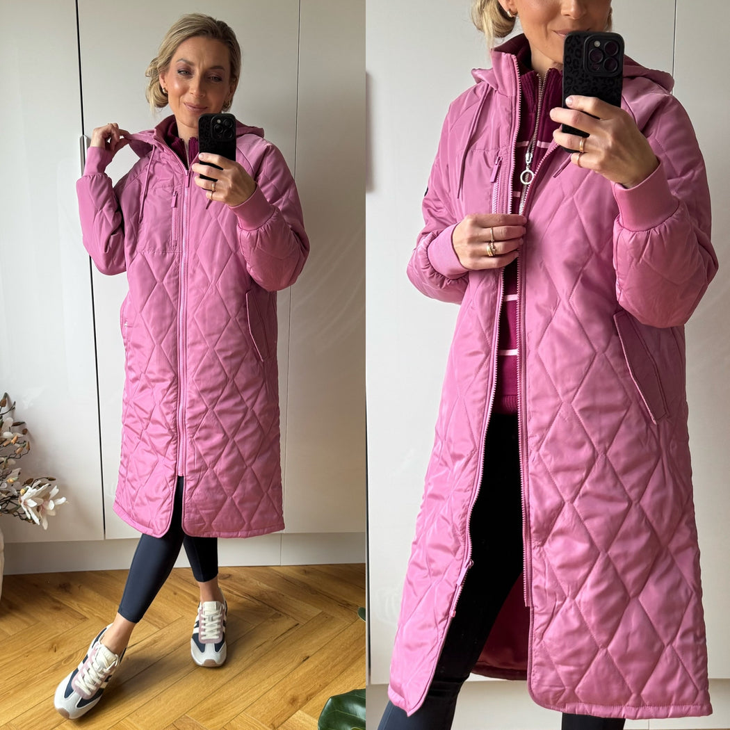 Casey Longline Coat Berry