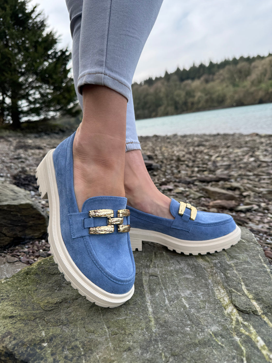 Chillink one aqua  loafer