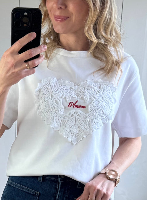 Aura t/shirt white