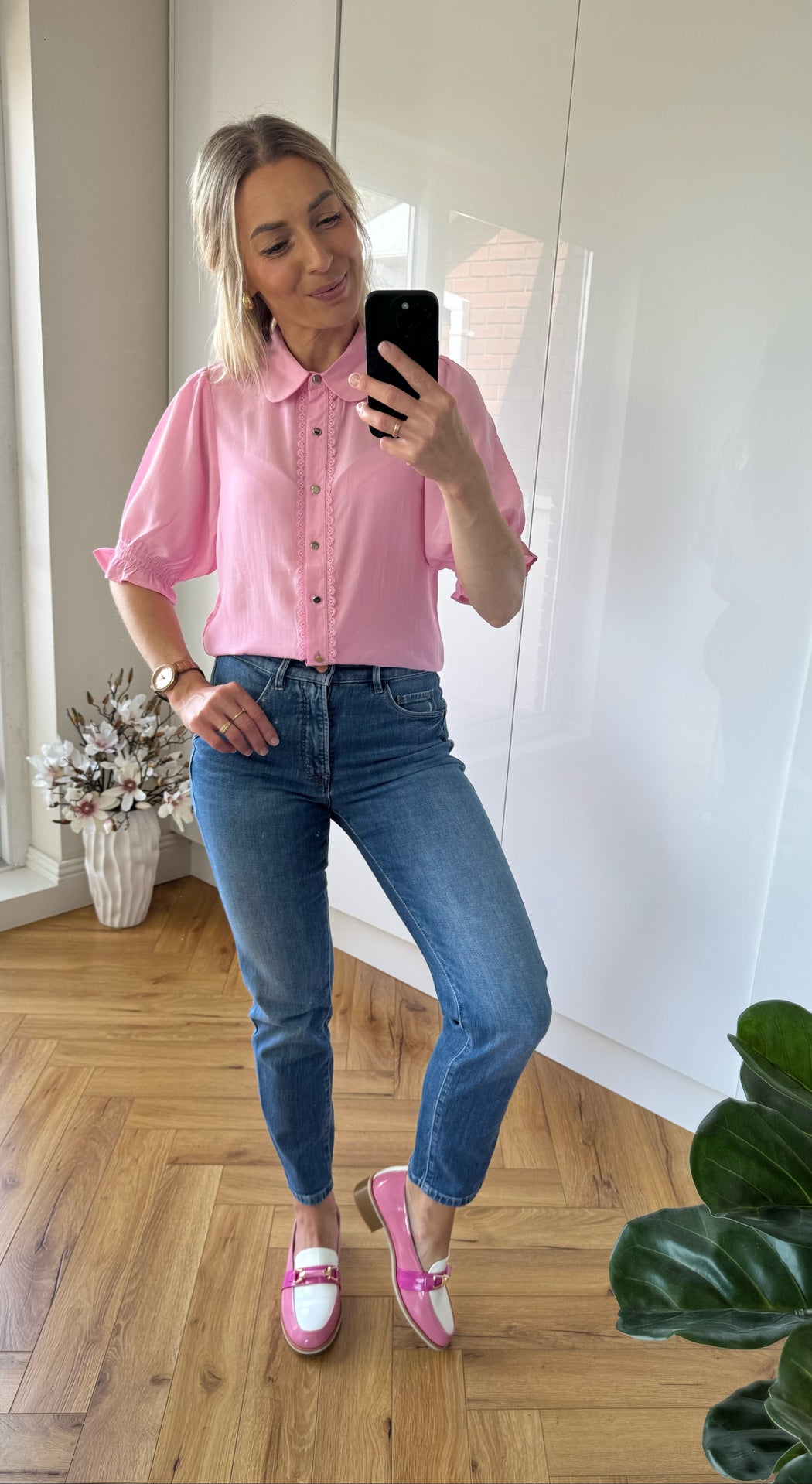 Gabrielle shirt pink
