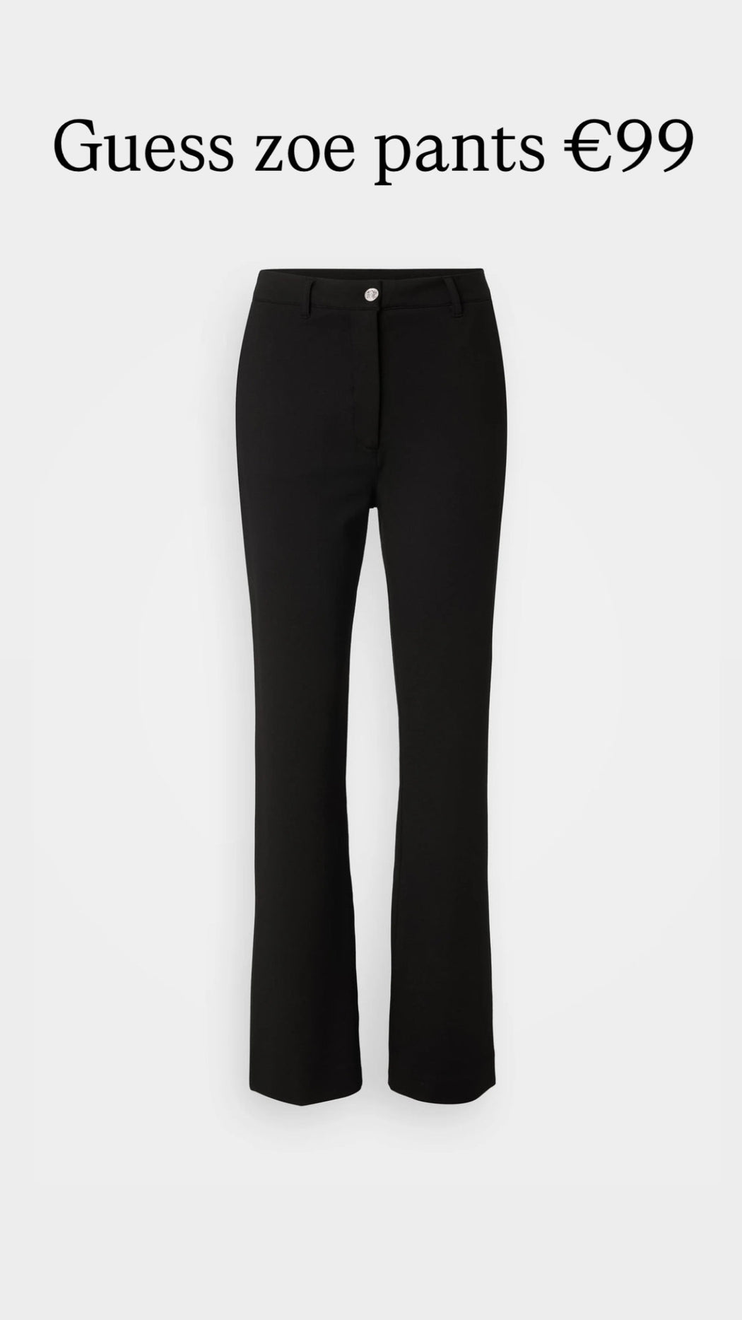 Black guess zoe pants W5RB30KCMU2