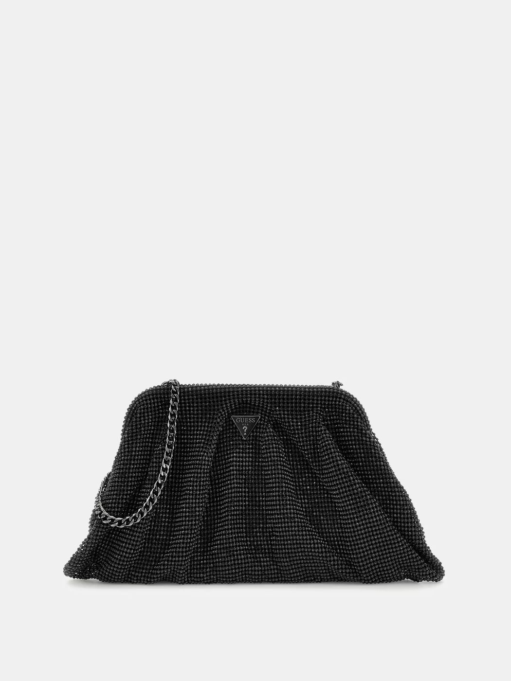 Guess black zalina clutch bag