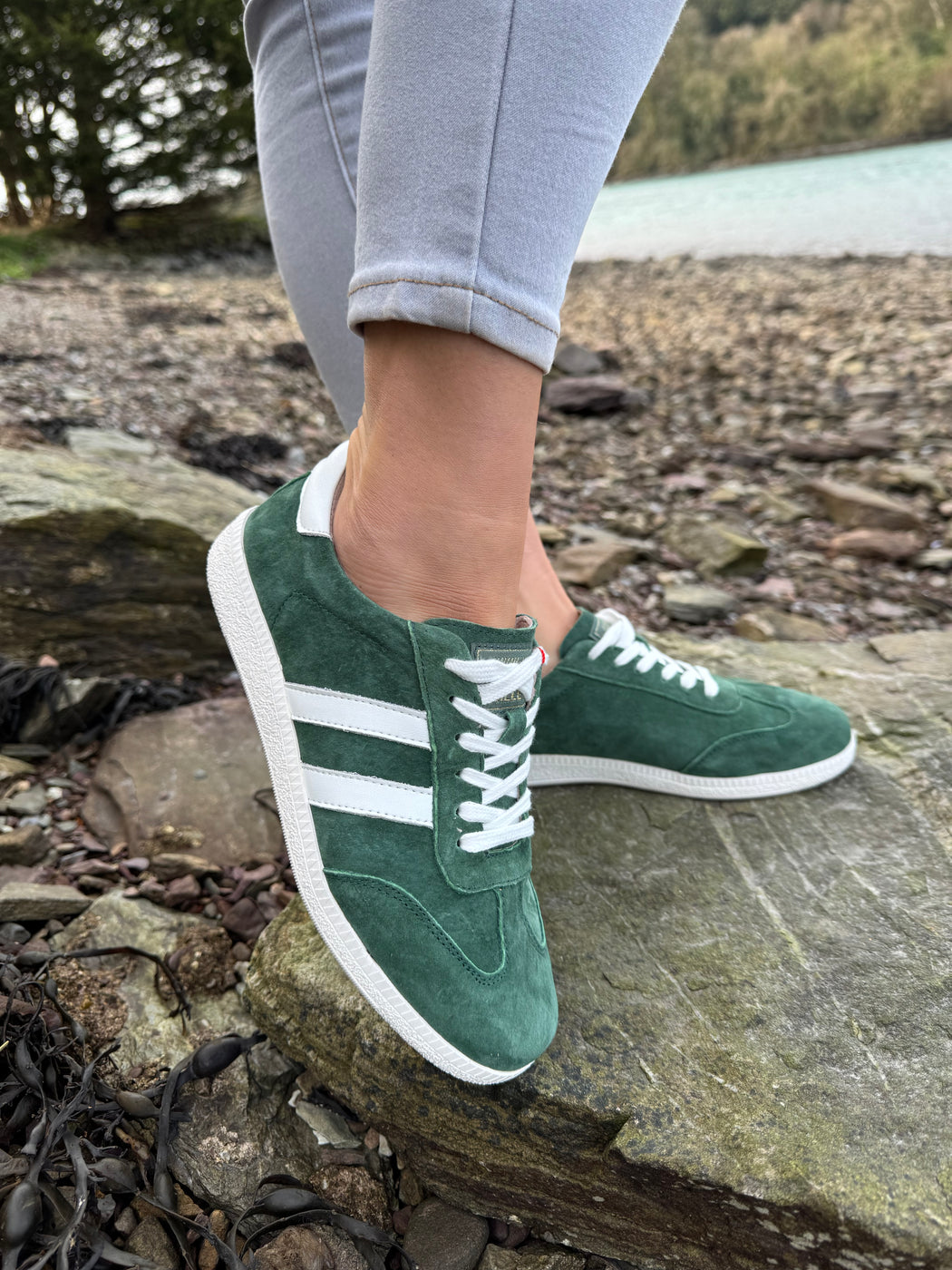 Fifty three moss green sneaker