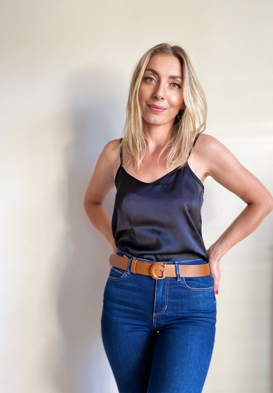 BW7823LEA35 Guess cognac Geva Belt