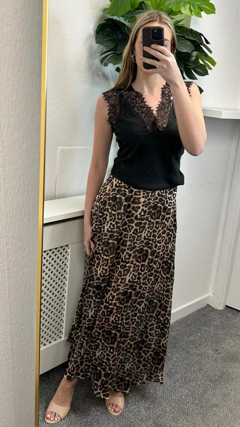 LAUREN BLACK LACE CAMI TOP