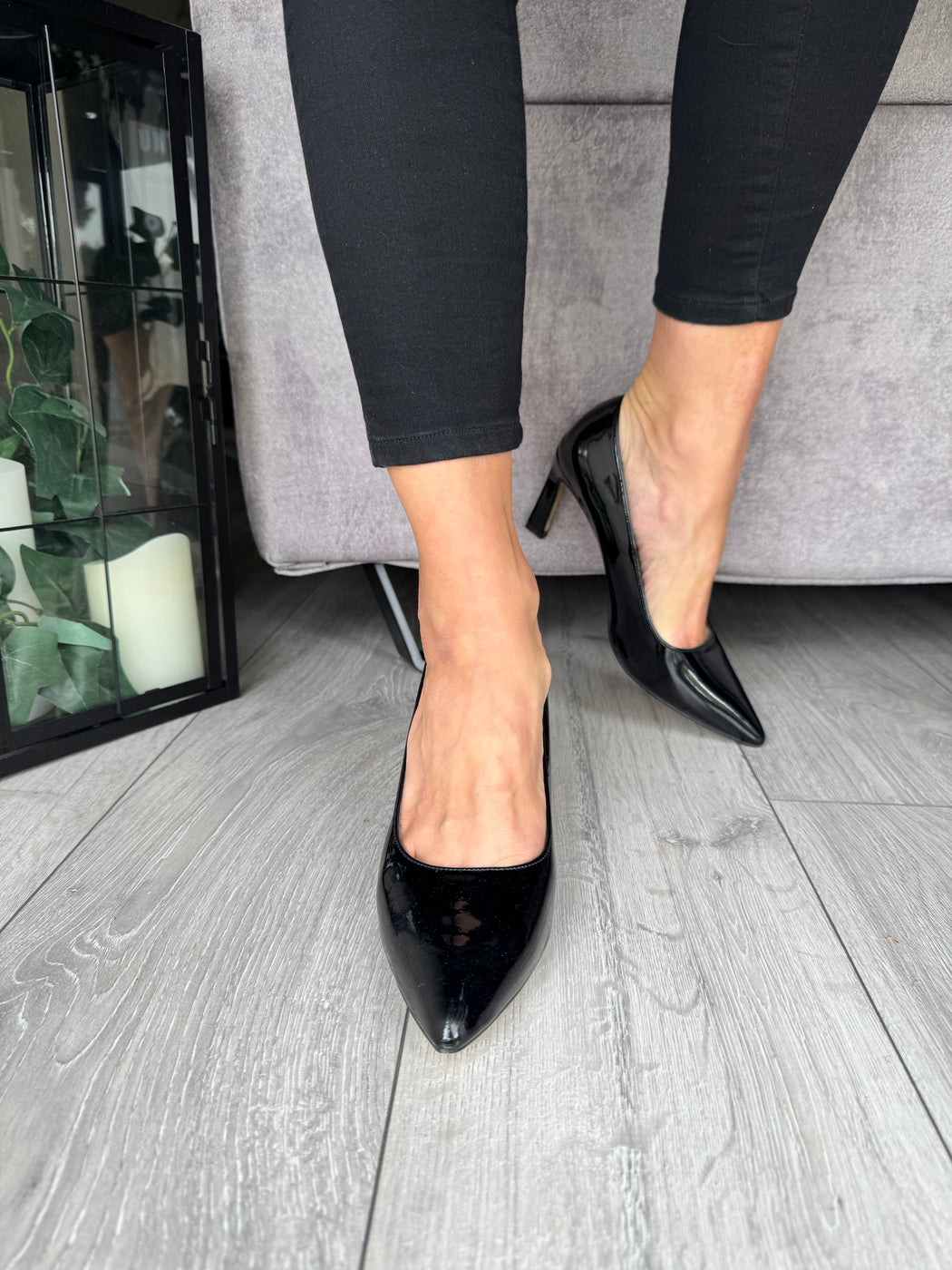 Bamburgh schwarz heel