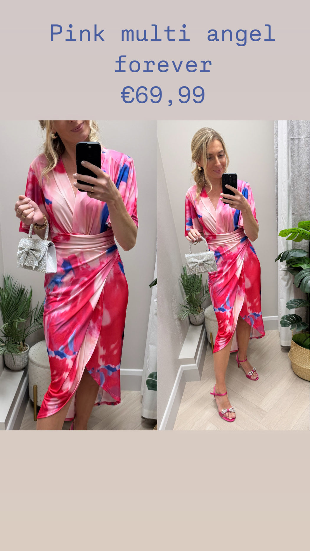 Pink  multi angel forever