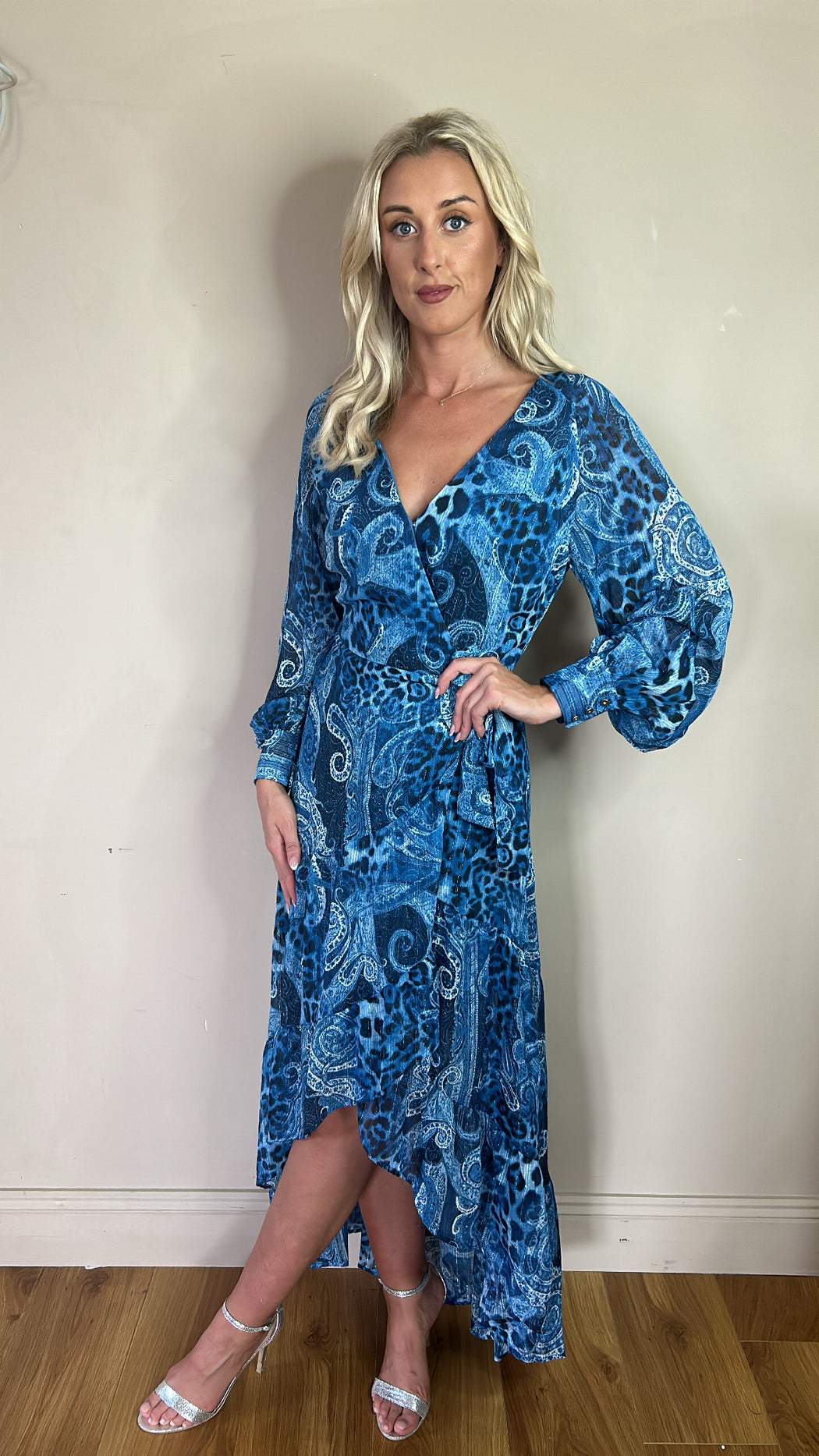 Guess Eco Bahia Wrap Maxi Dress
