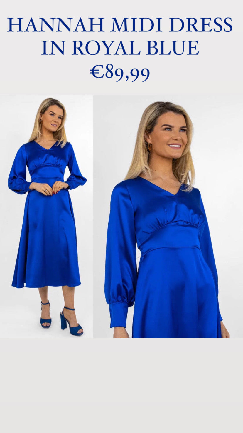 BIRKIN ROYAL BLUE MIDI