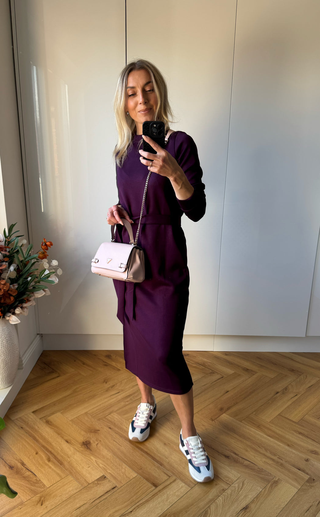 Lynette Dress Plum