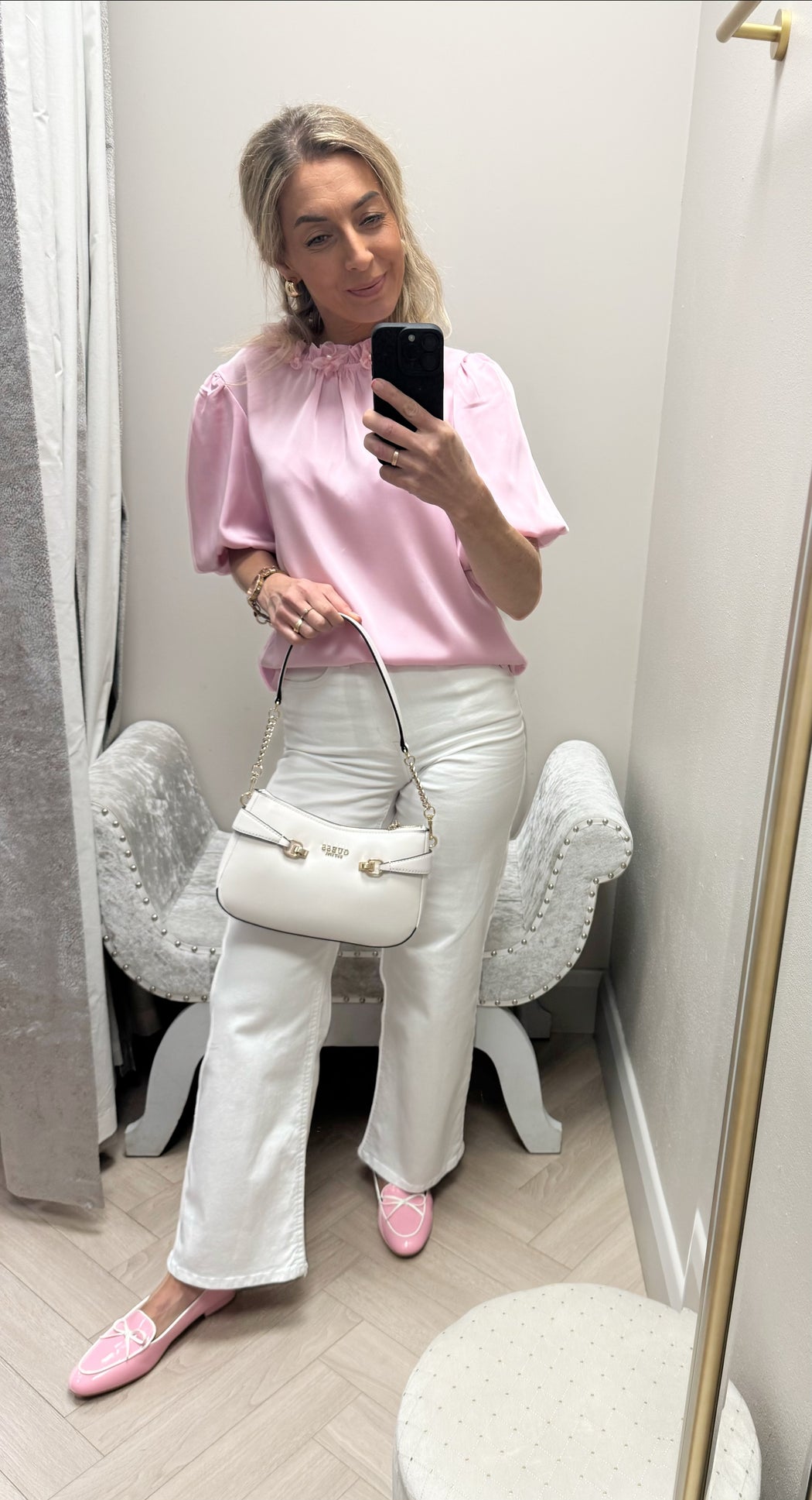 Elsie pink top