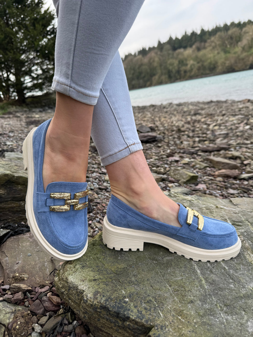 Chillink one aqua  loafer