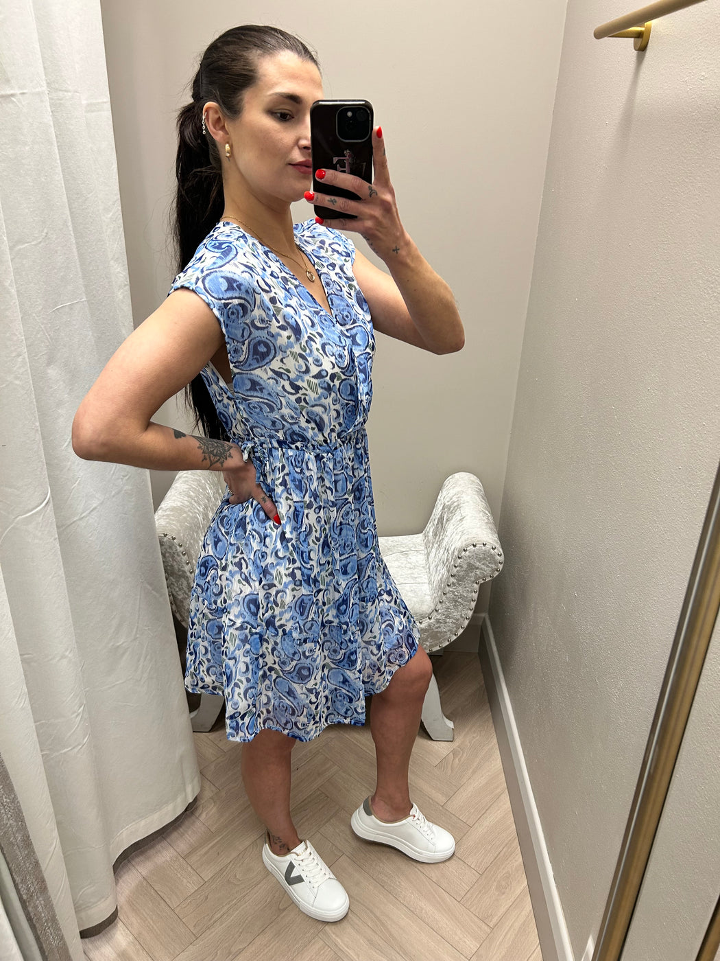 Toly blue dress