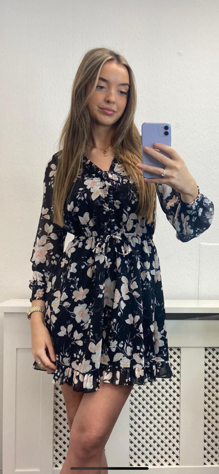 W4GK42WDW82-P9WM floral guess dress