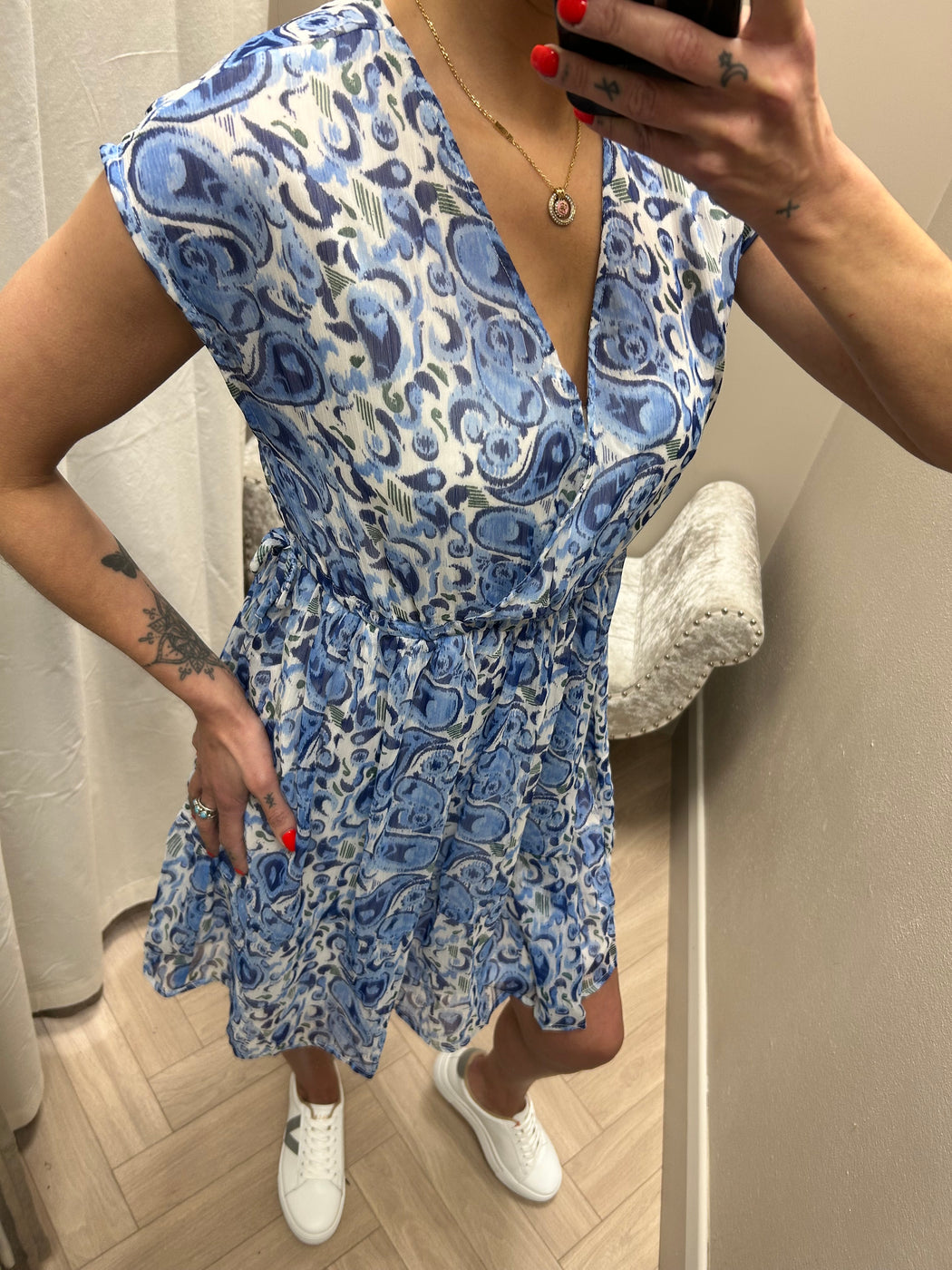Toly blue dress