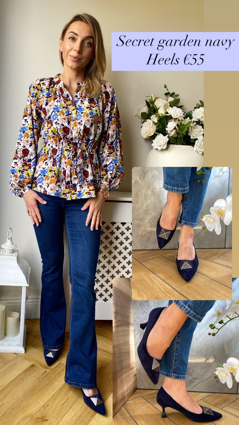 Secret garden navy