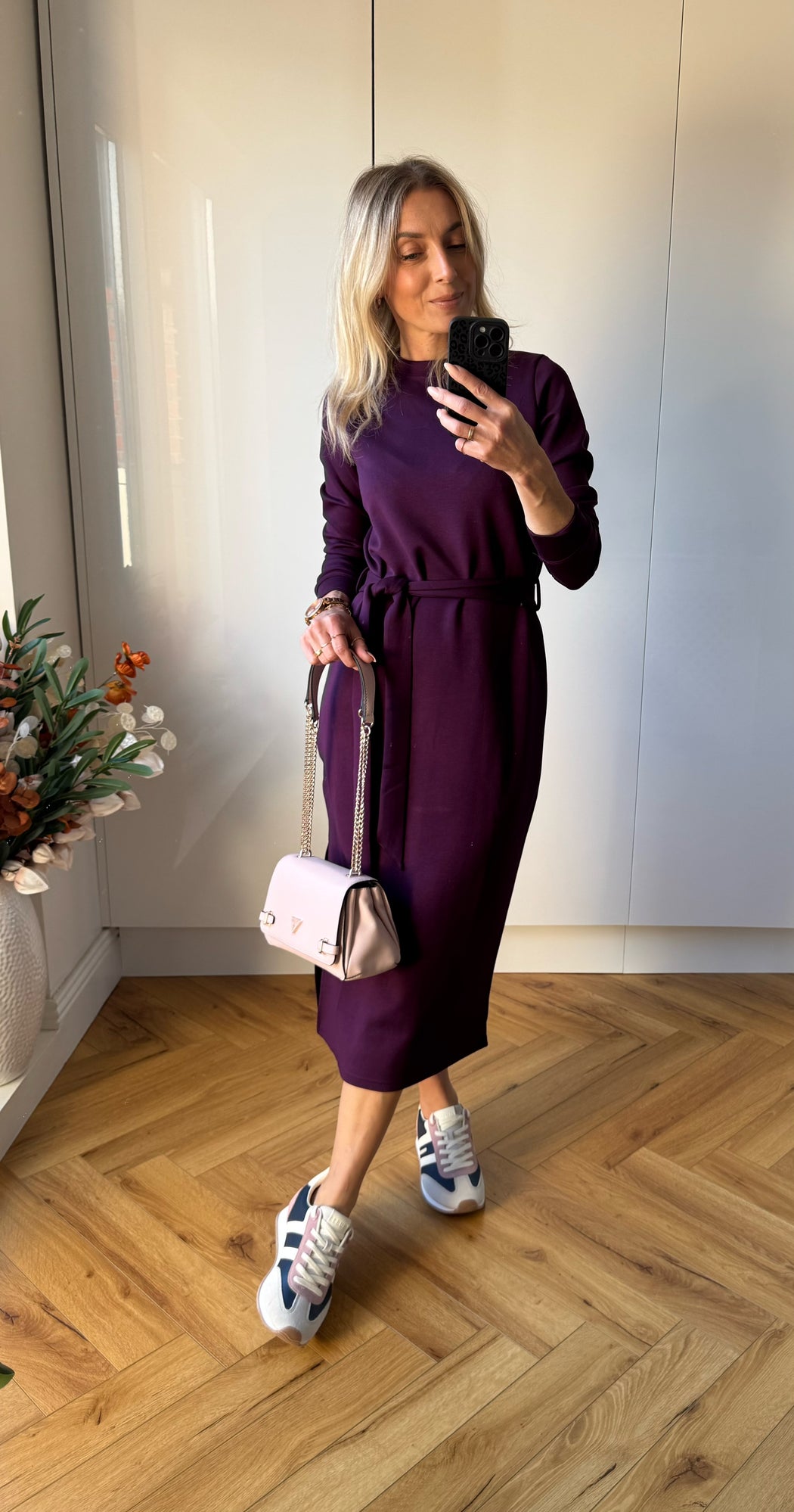 Lynette Dress Plum