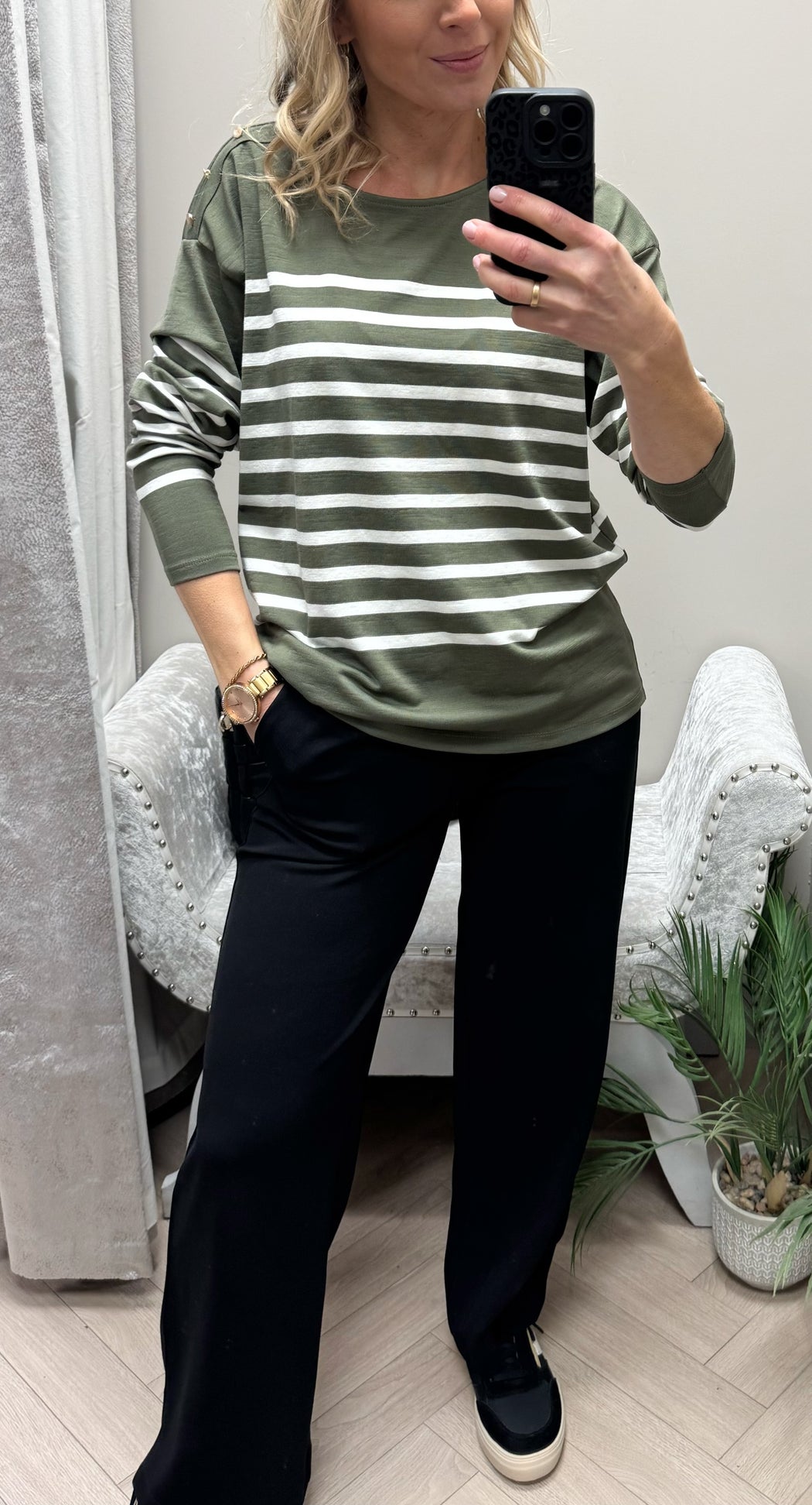 Venice jumper moss green