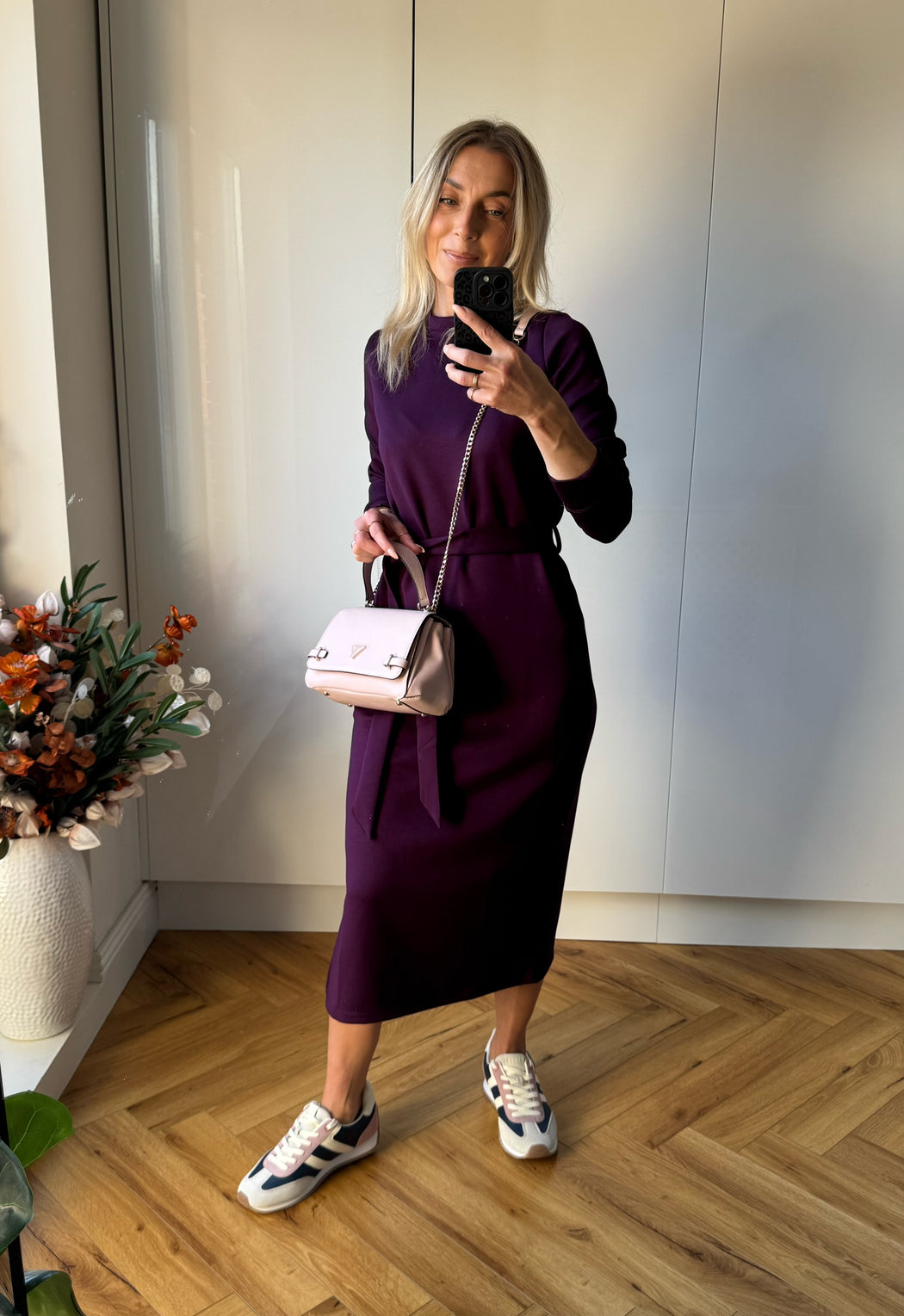 Lynette Dress Plum