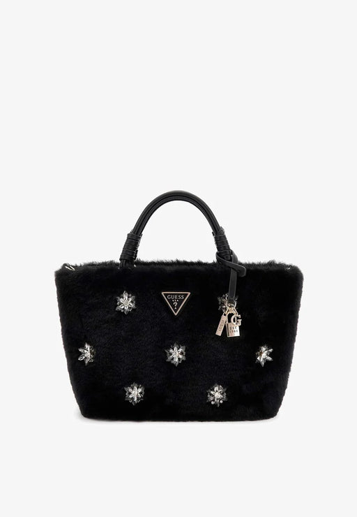 Guess black rhinestone shaida bag we814322
