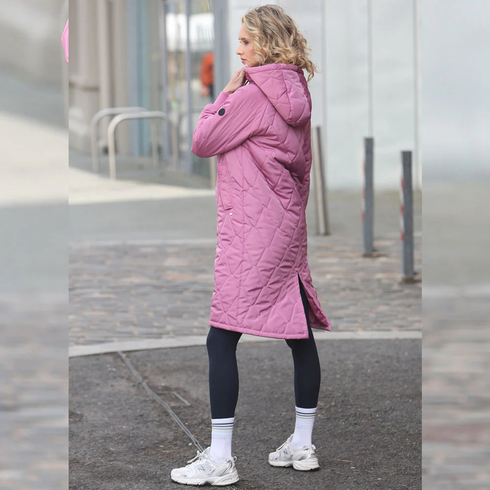 Casey Longline Coat Berry