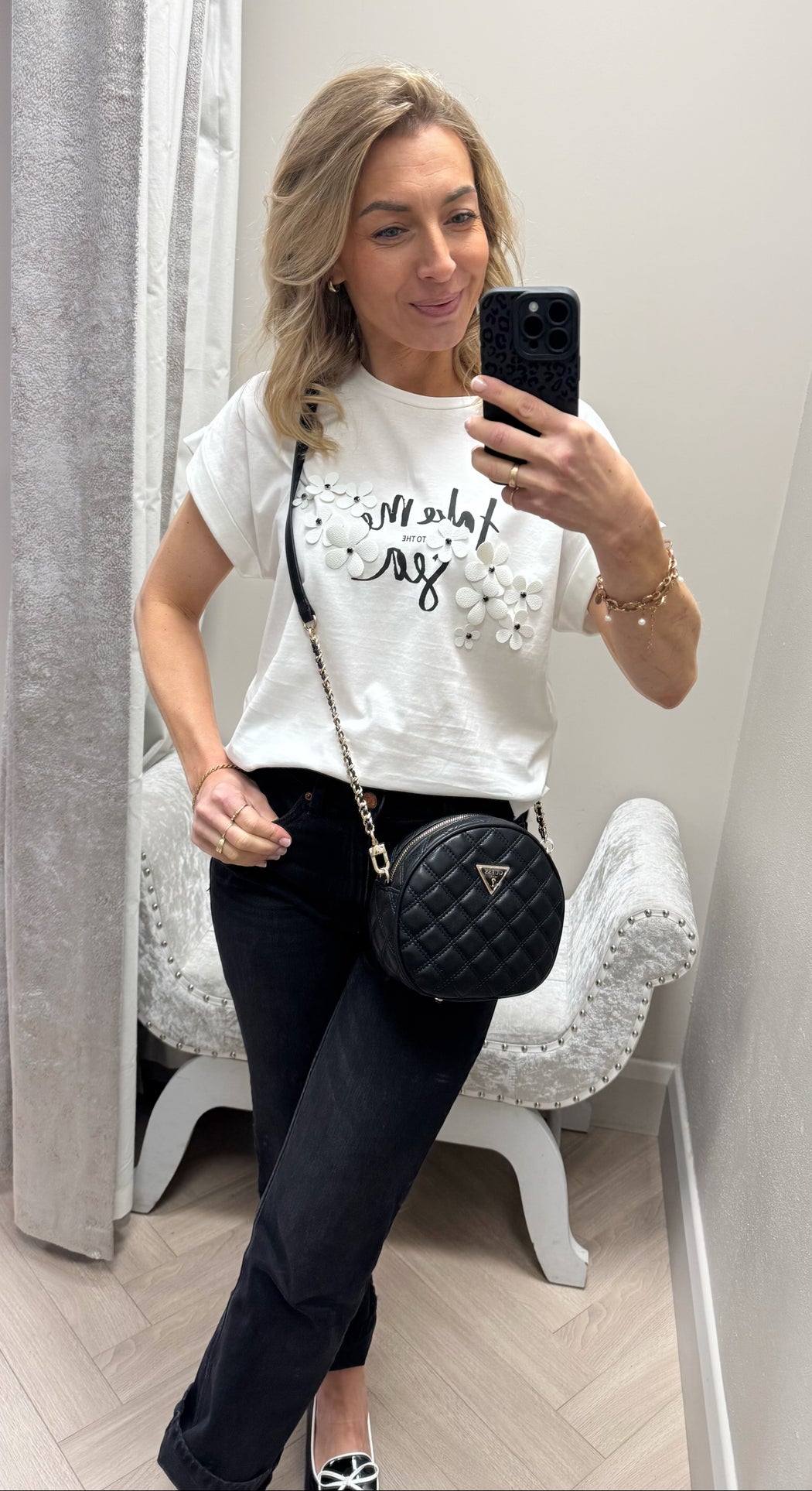 Black guess giully mini crossbody QG874870