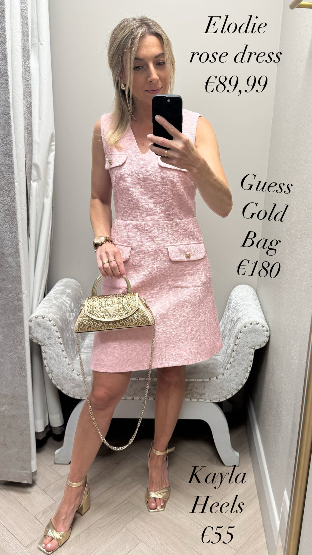 Elodie rose dress