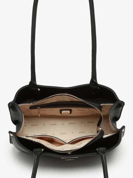 Guess black meridan shoulder bag