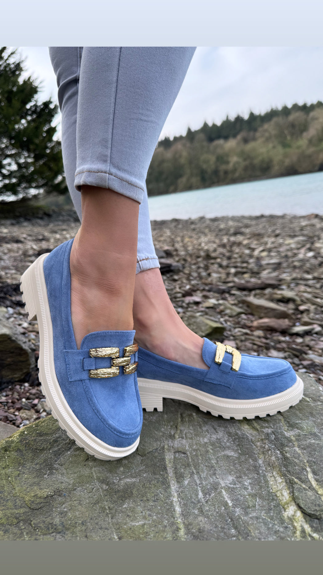 Chillink one aqua  loafer