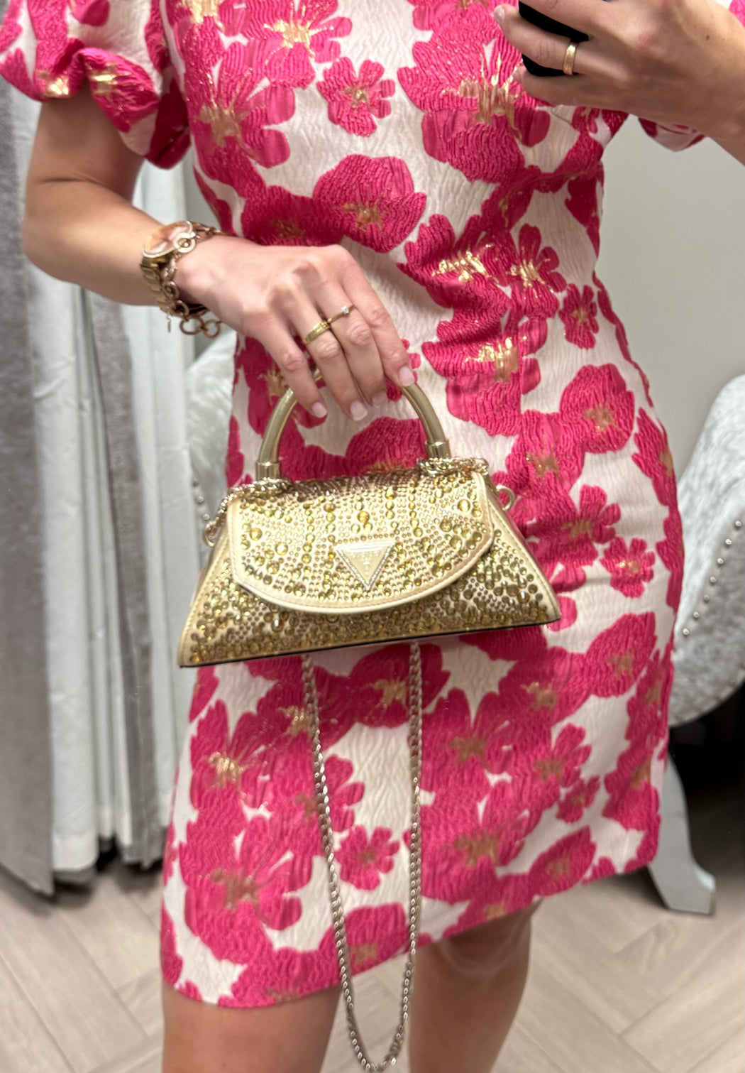 Guess gold beauvoir mini bag ZG952878