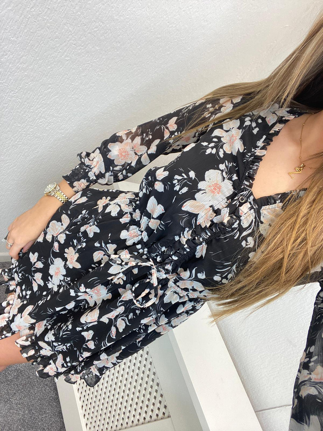 W4GK42WDW82-P9WM floral guess dress