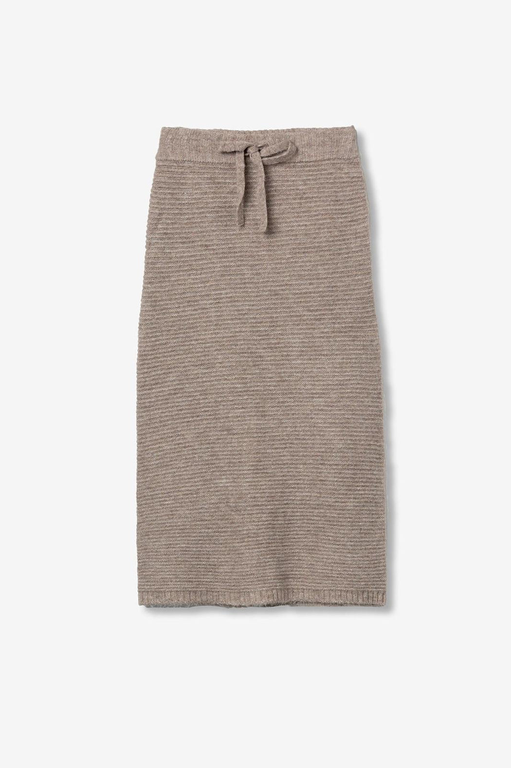 Muffin beige knit skirt