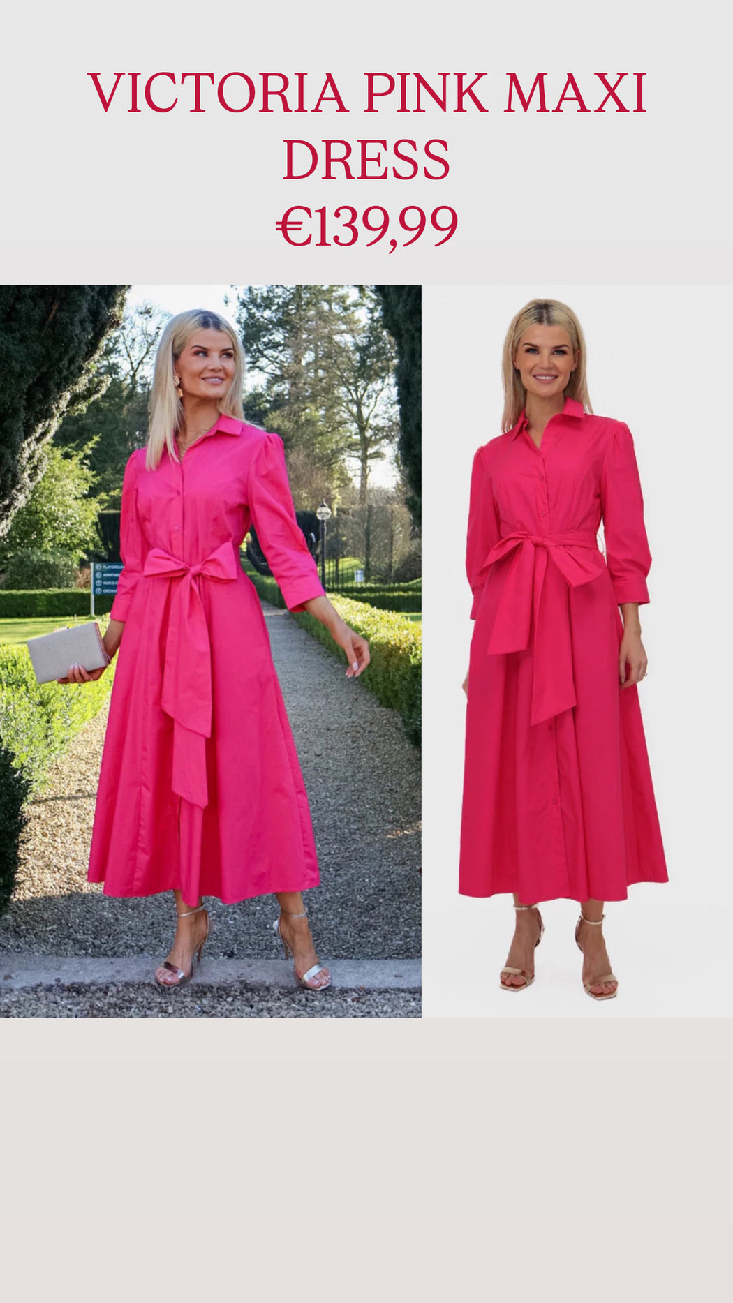 VICTORIA PINK MAXI DRESS