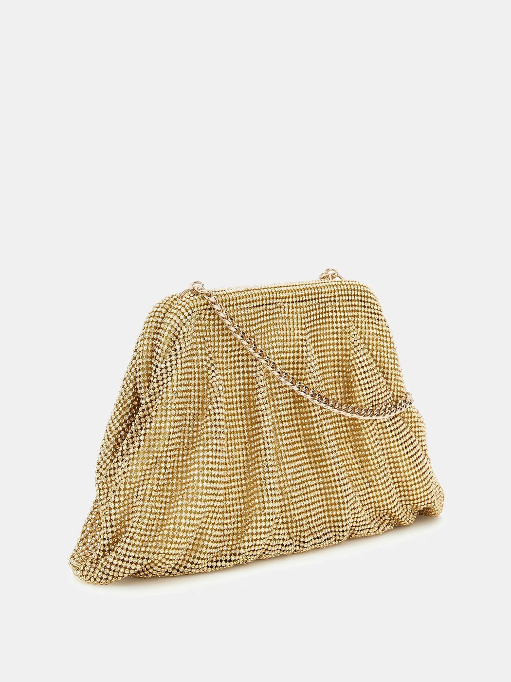 Guess gold zalina clutch bag