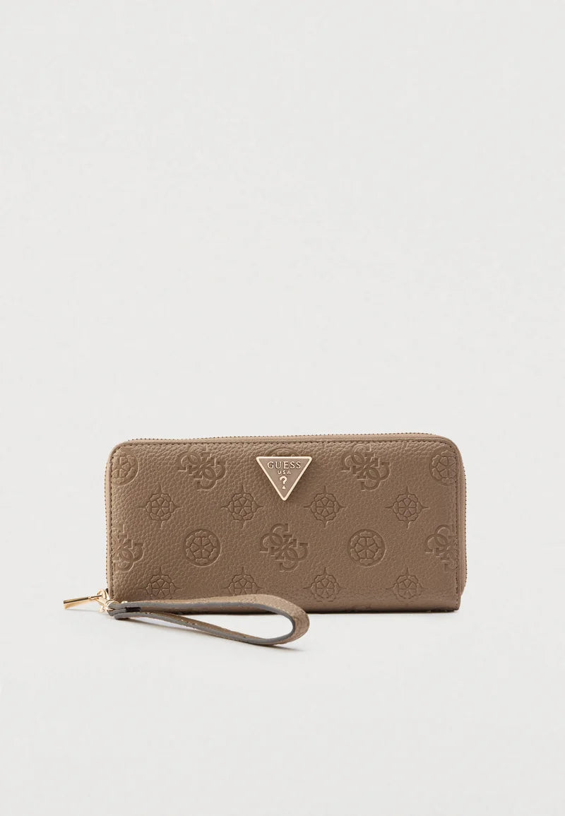 Guess CRESIDIA dark taupe Logo Wallet. PD9888146.