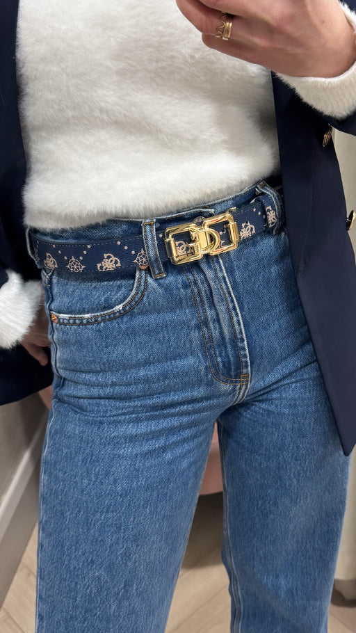 Guess navy logo belt BW9359P6230 - NLO