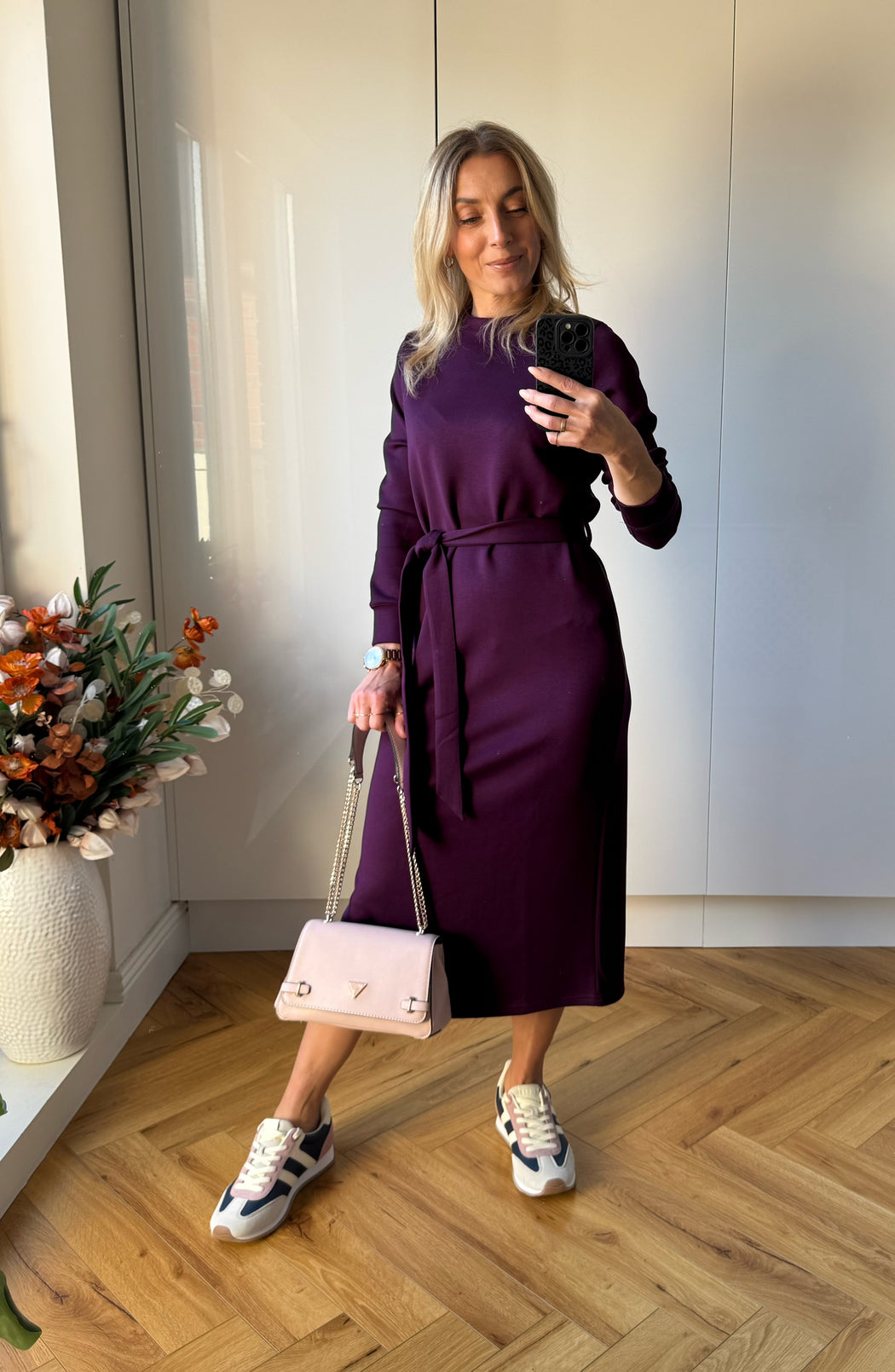 Lynette Dress Plum