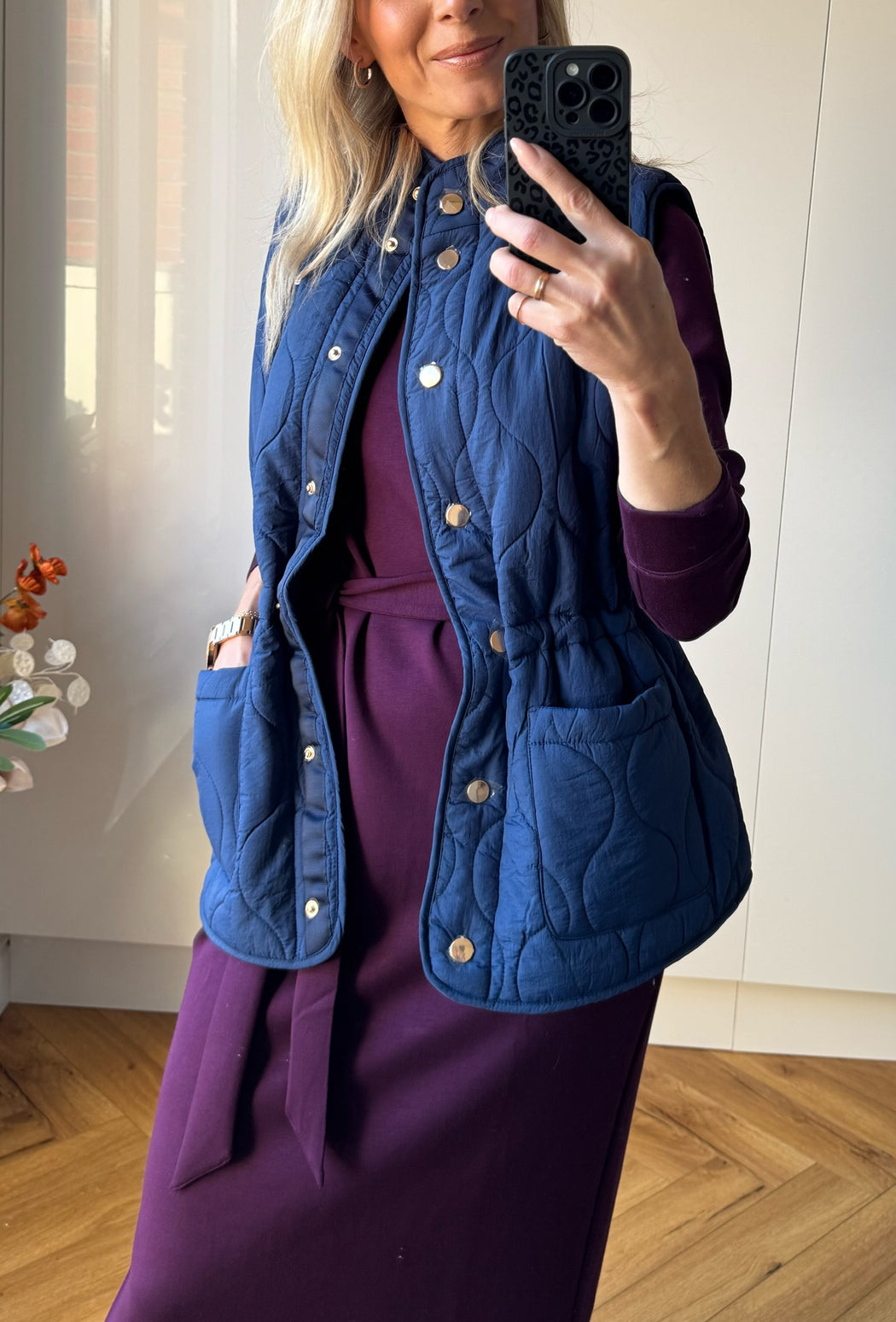 Mandy Gilet Blue