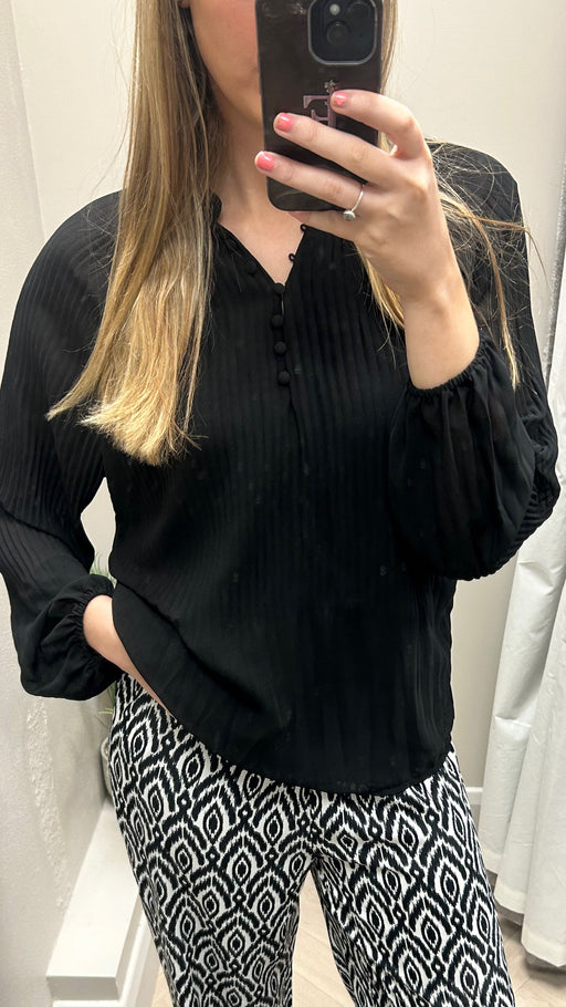 Solar black blouse