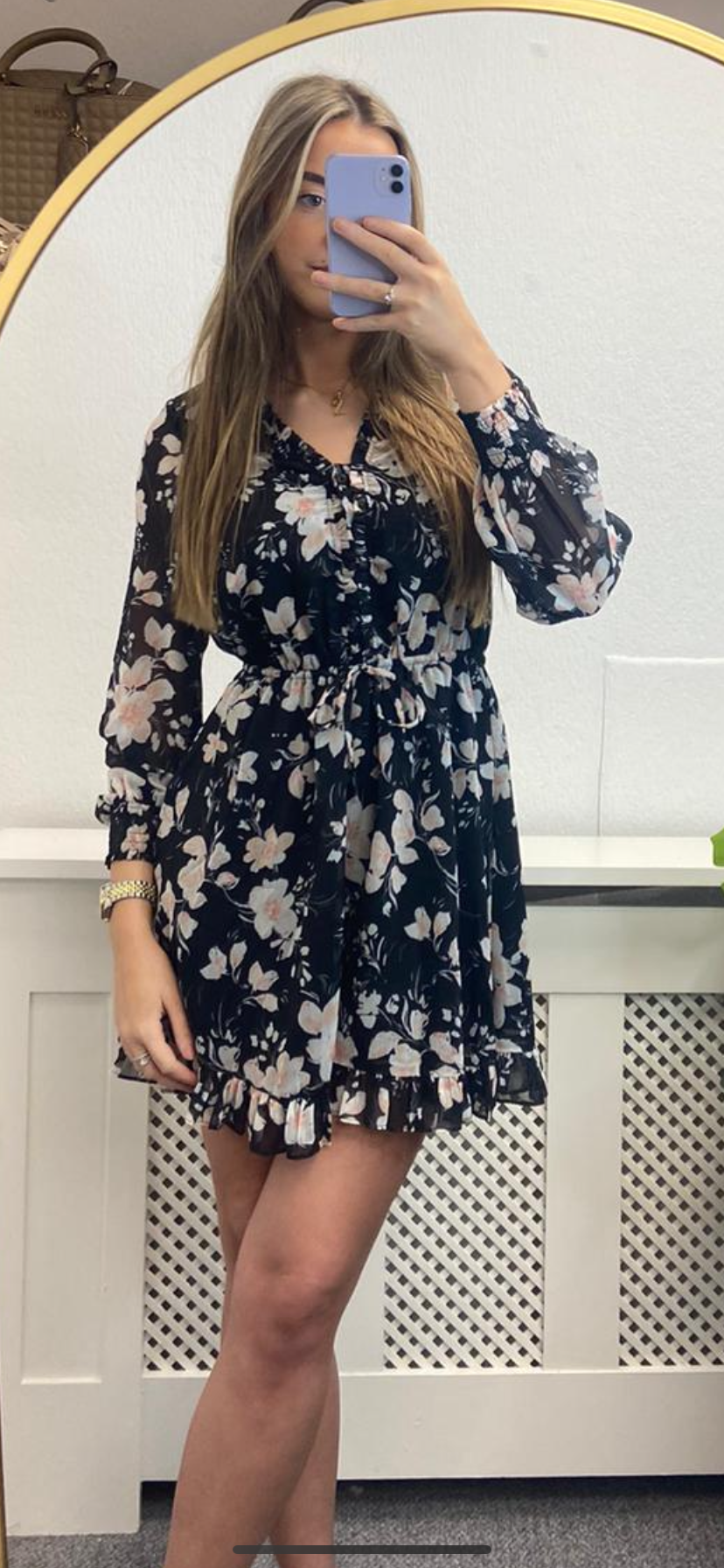 W4GK42WDW82-P9WM floral guess dress