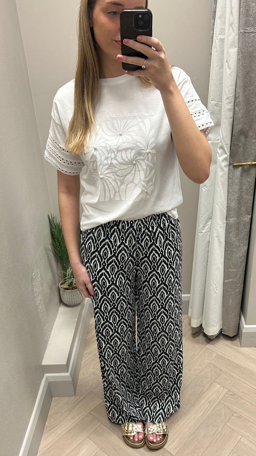 Nolita monochrome trousers