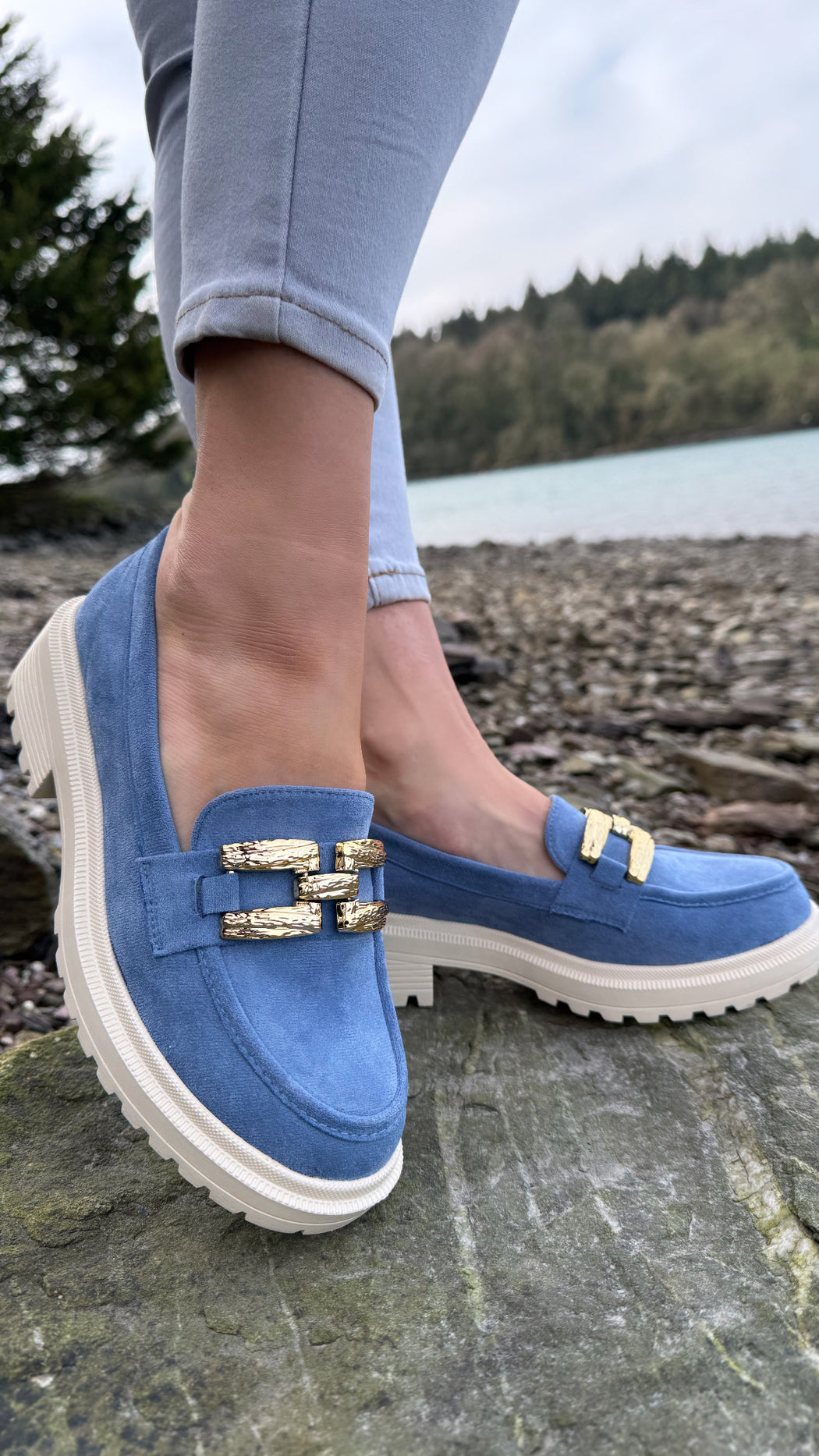 Chillink one aqua  loafer