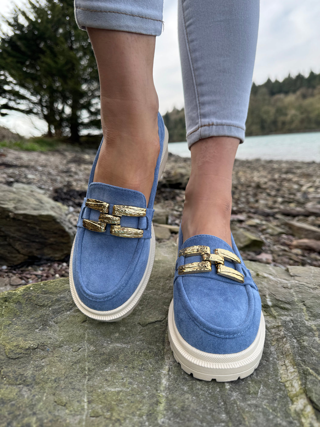 Chillink one aqua  loafer