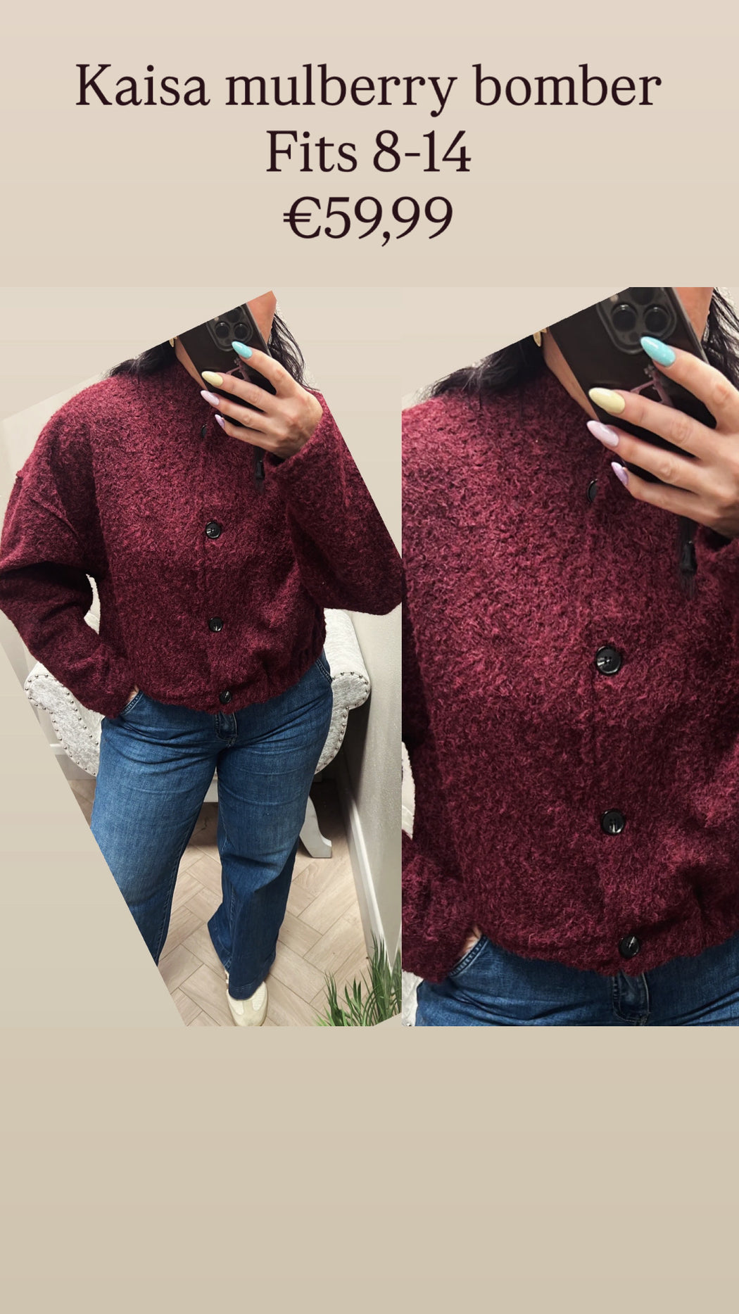 Kaisa mulberry bomber