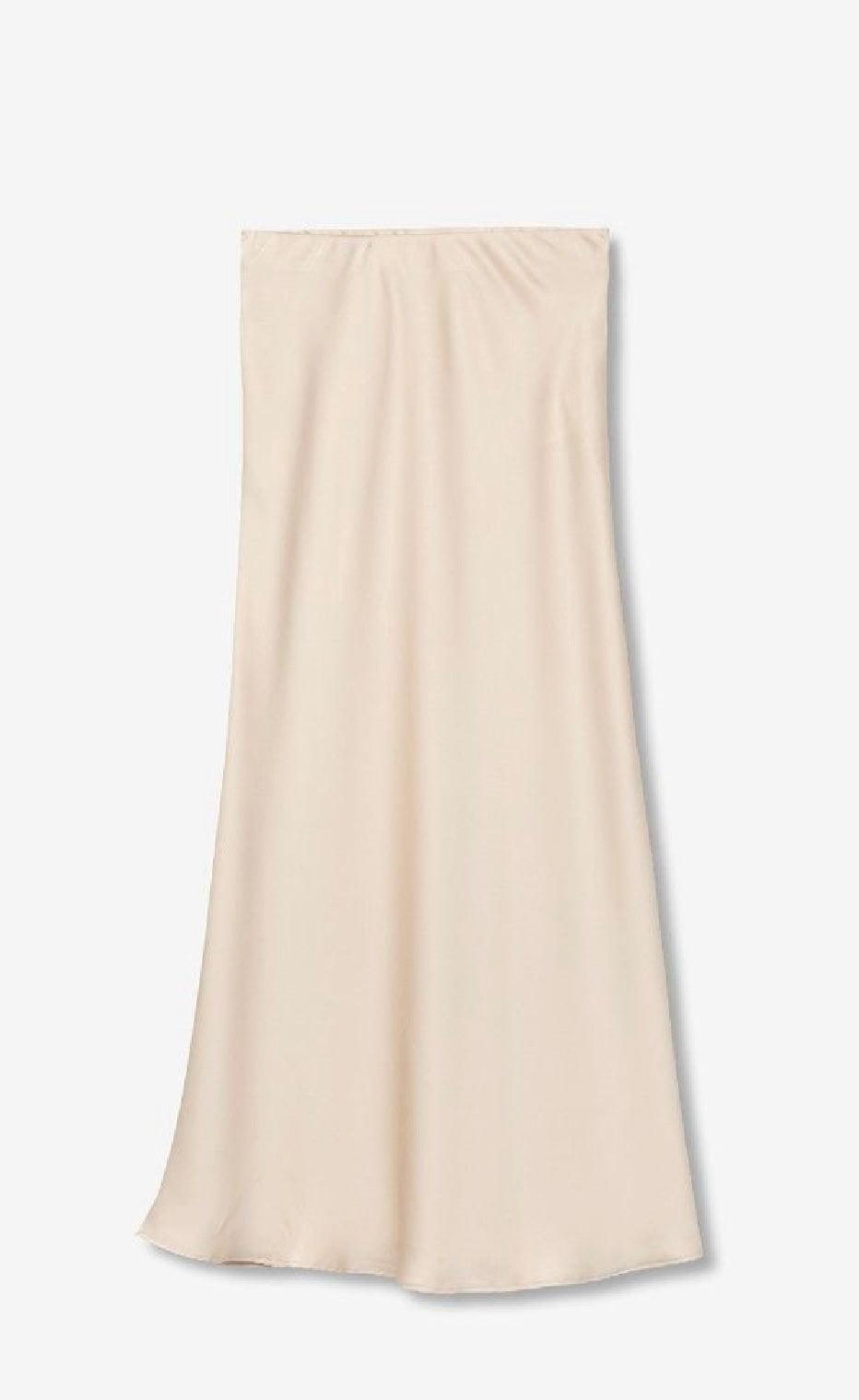 Kansas champagne midi skirt