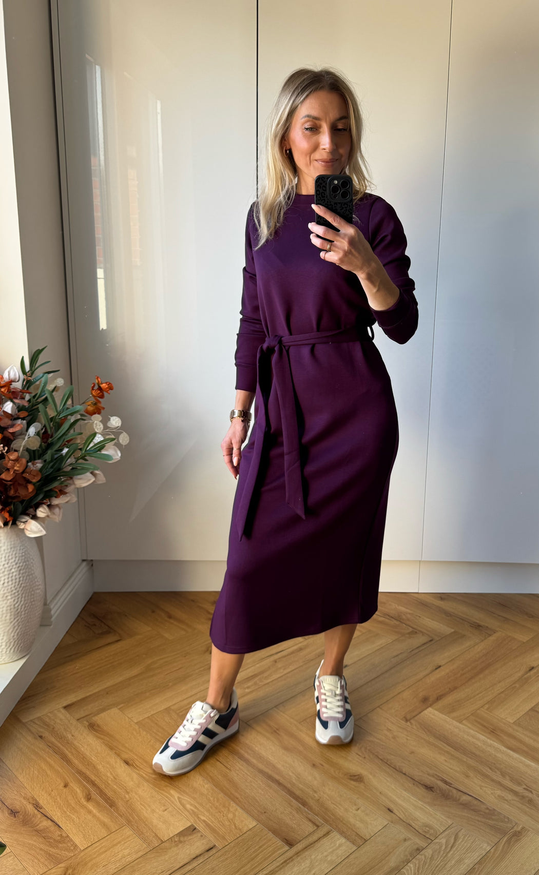 Lynette Dress Plum
