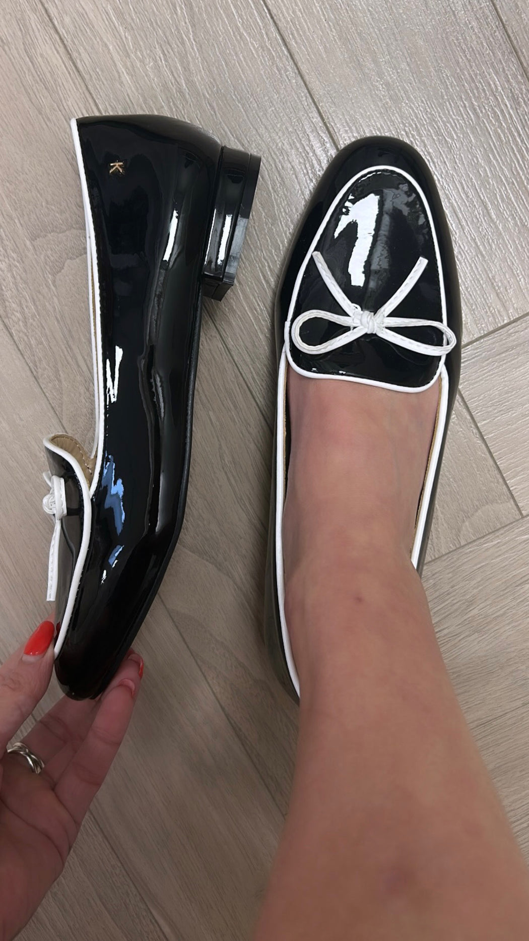 Flitton schwarz shine loafer