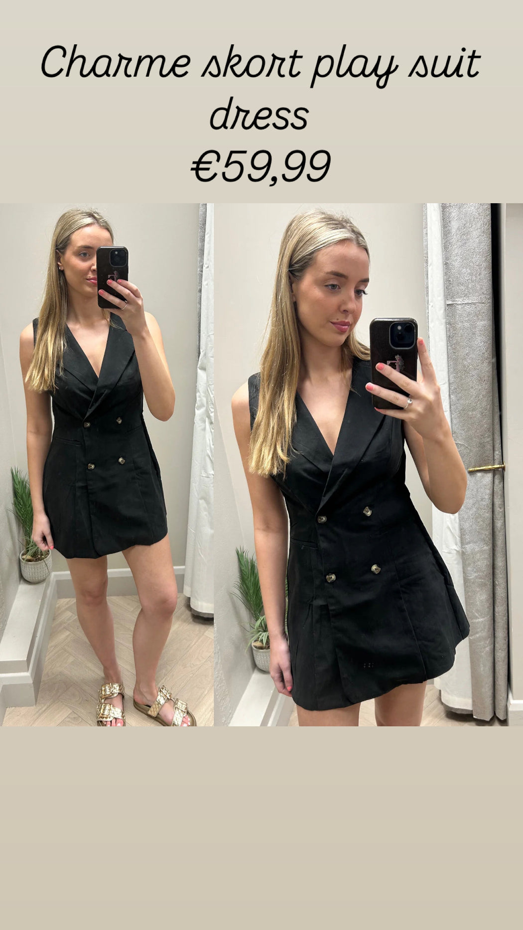 Charme skort play suit dress